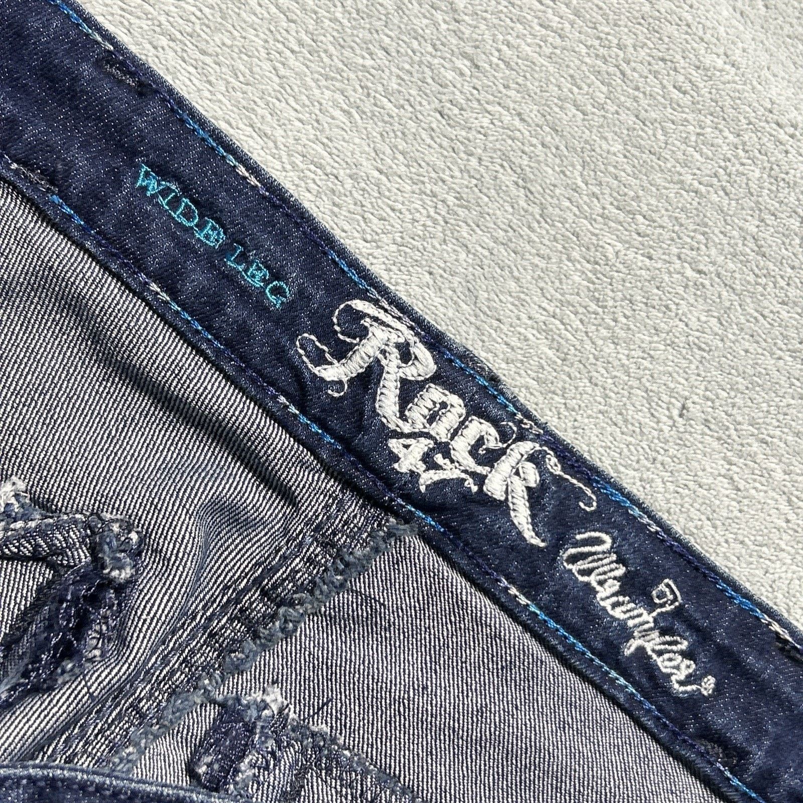 Wrangler Dojo Beyond Baggy Jeans 32x32 Baggie Loose Hamilton Wide leg Size 32" / US 10 / IT 46 - 6 Thumbnail