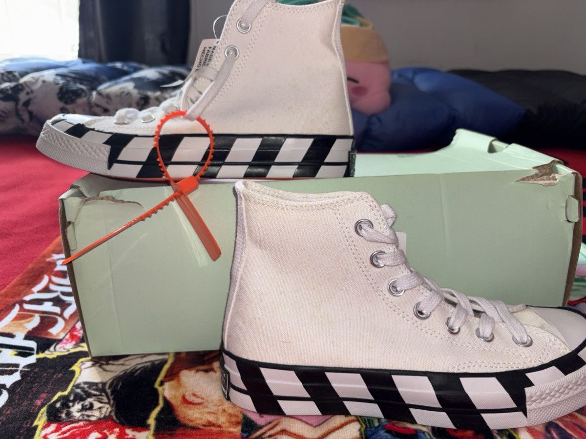 Converse × Off-White Off-White x Converse Chuck Taylor All Star 70 High Size US 6.5 / IT 36.5 - 4 Thumbnail