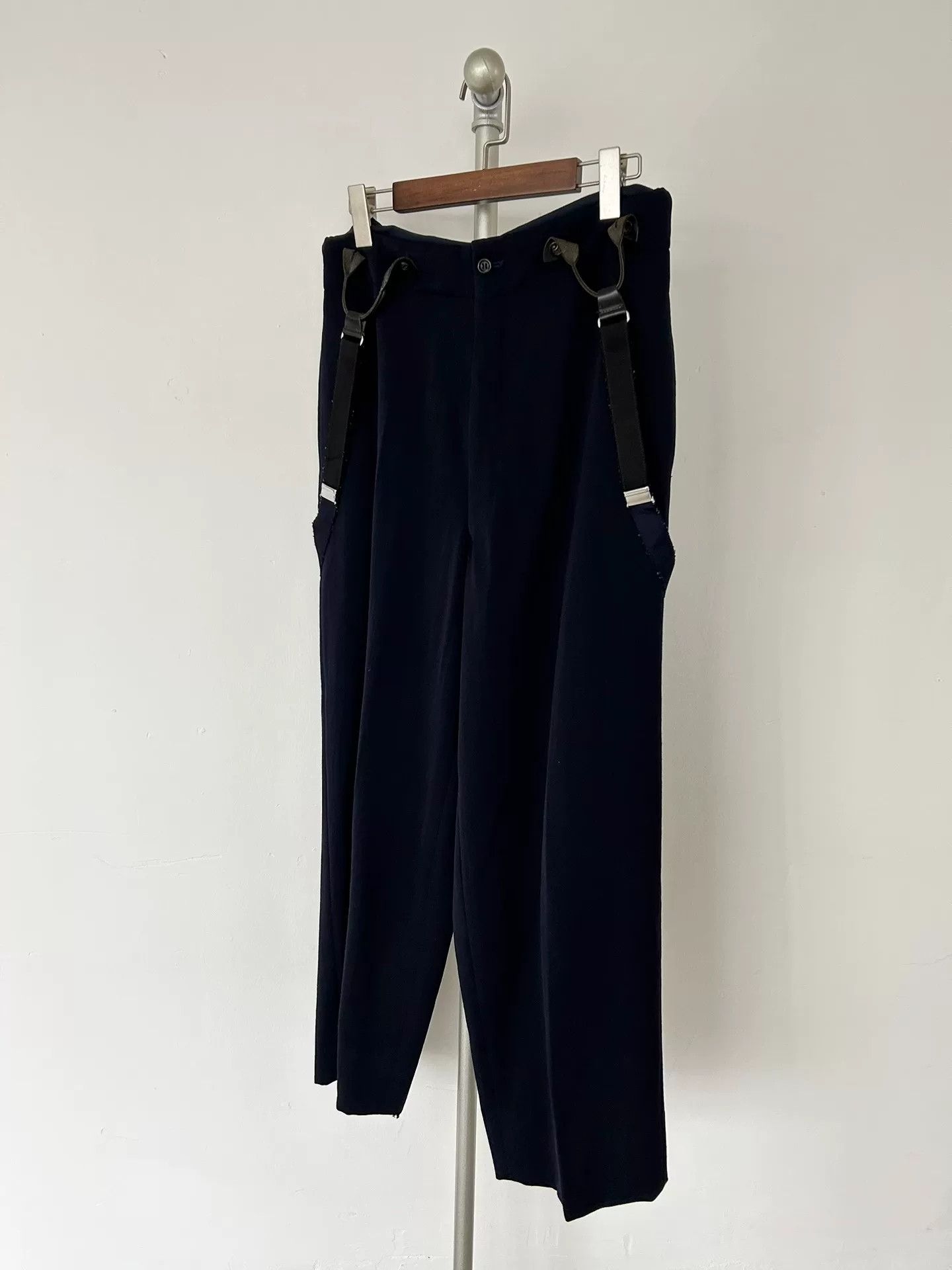 Comme des Garcons Homme Plus Comme des Garcons Homme Plus Wool Suspender Pants Size US 32 / EU 48 - 1 Thumbnail