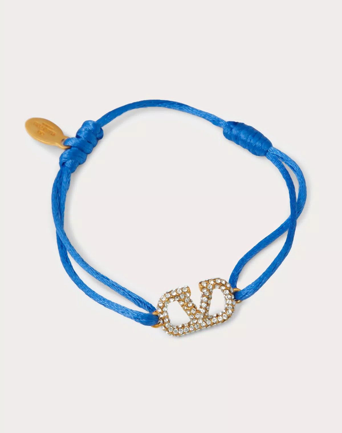 Valentino oc11z0725 Size:OS/Cotton And Swarovski® Crystals in Sky Blue Size ONE SIZE - 3 Thumbnail