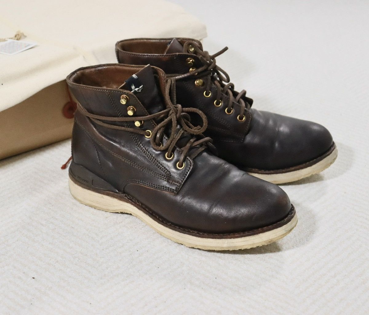 Visvim Visvim ICT Virgil Boots Folk，dk brown | Grailed
