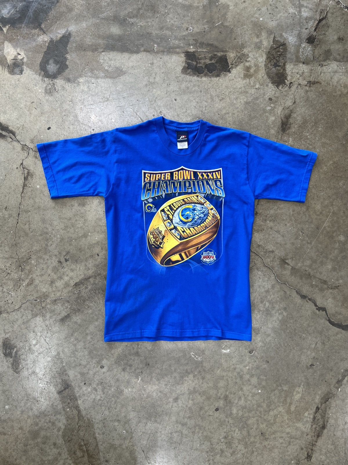 NFL Vintage Super Bowl XXXIV Champions St. Louis Rams Youth XL Size US S / EU 44-46 / 1 - 2 Thumbnail
