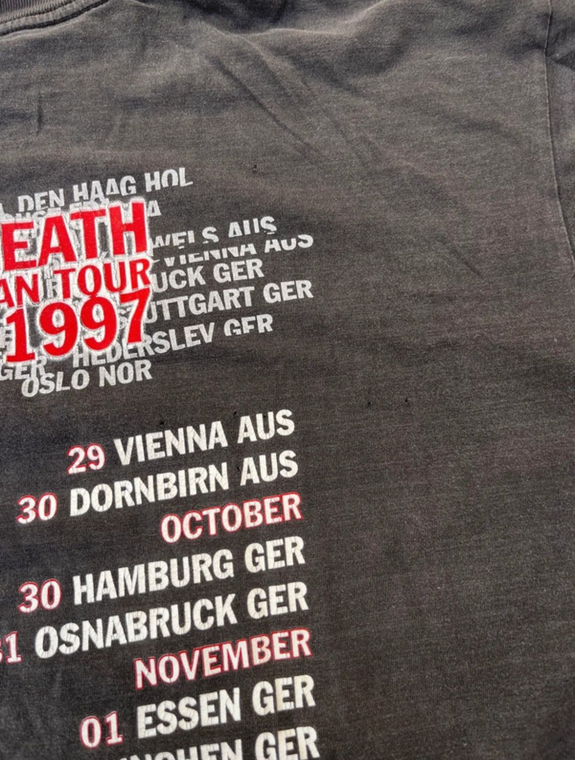 Band Tees × Vintage Rare Vintage 90s Napalm Death Inside Torn Metal Band Tee XL Size US XL / EU 56 / 4 - 8 Thumbnail