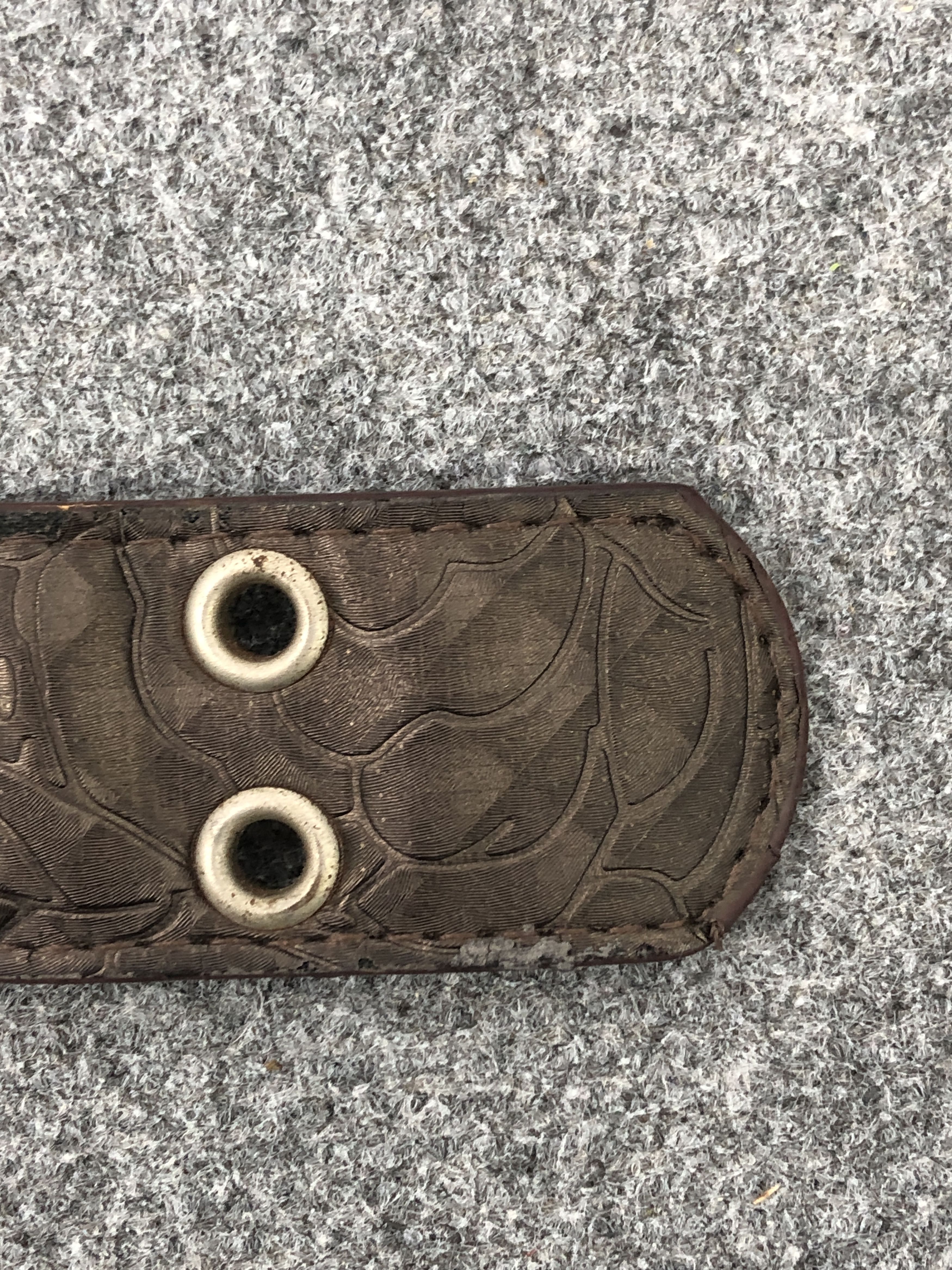 Japanese Brand Vintage Japanese Brand Studded Buckle Leather Belt B0021 Size ONE SIZE - 8 Thumbnail