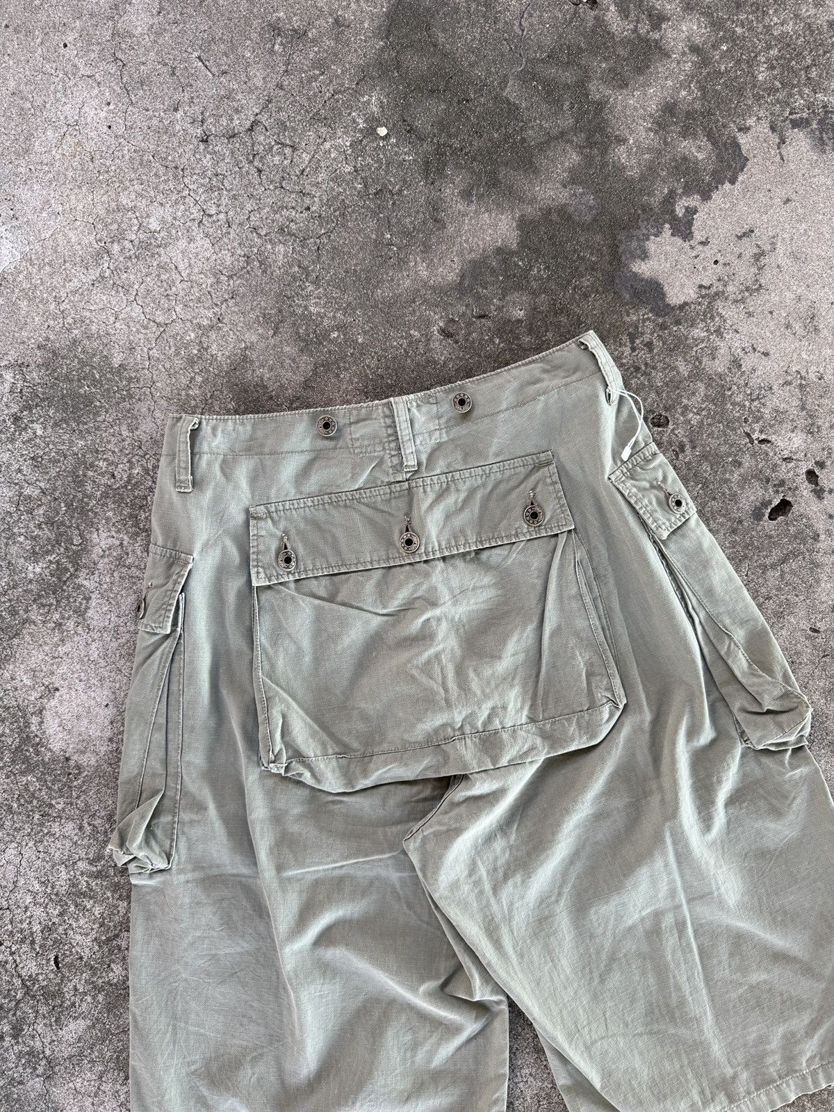 Japanese Brand Army Issue Blue Way Clothing Co.Monkey Pants Made In Japan Size US 29 - 2 Thumbnail