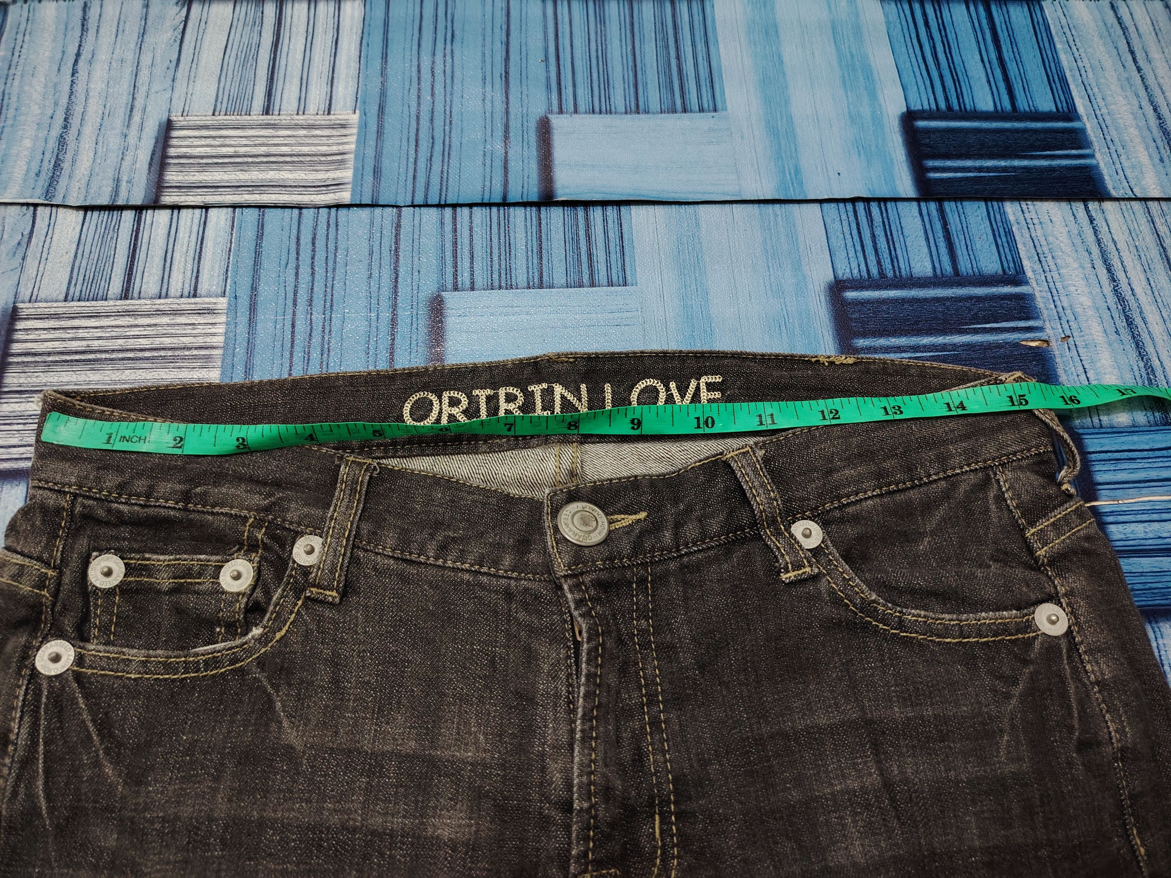 If Six Was Nine Japan Oririn Love Black Jeans Flared Distressed Jeans Size US 30 / EU 46 - 16 Thumbnail