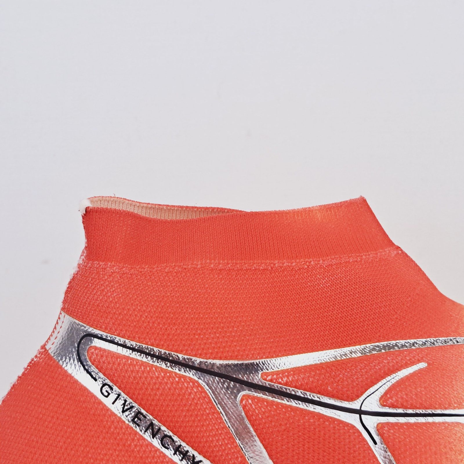 (B).Stroy × Givenchy o1rshd1 TK-360 Mid Sneakers in Red/Yellow Size US 7 / EU 40 - 4 Thumbnail