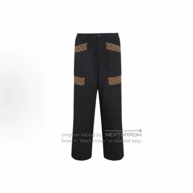 Gucci Gucci Full-printed workwear trousers on the side Size US 28 / EU 44 - 1 Thumbnail
