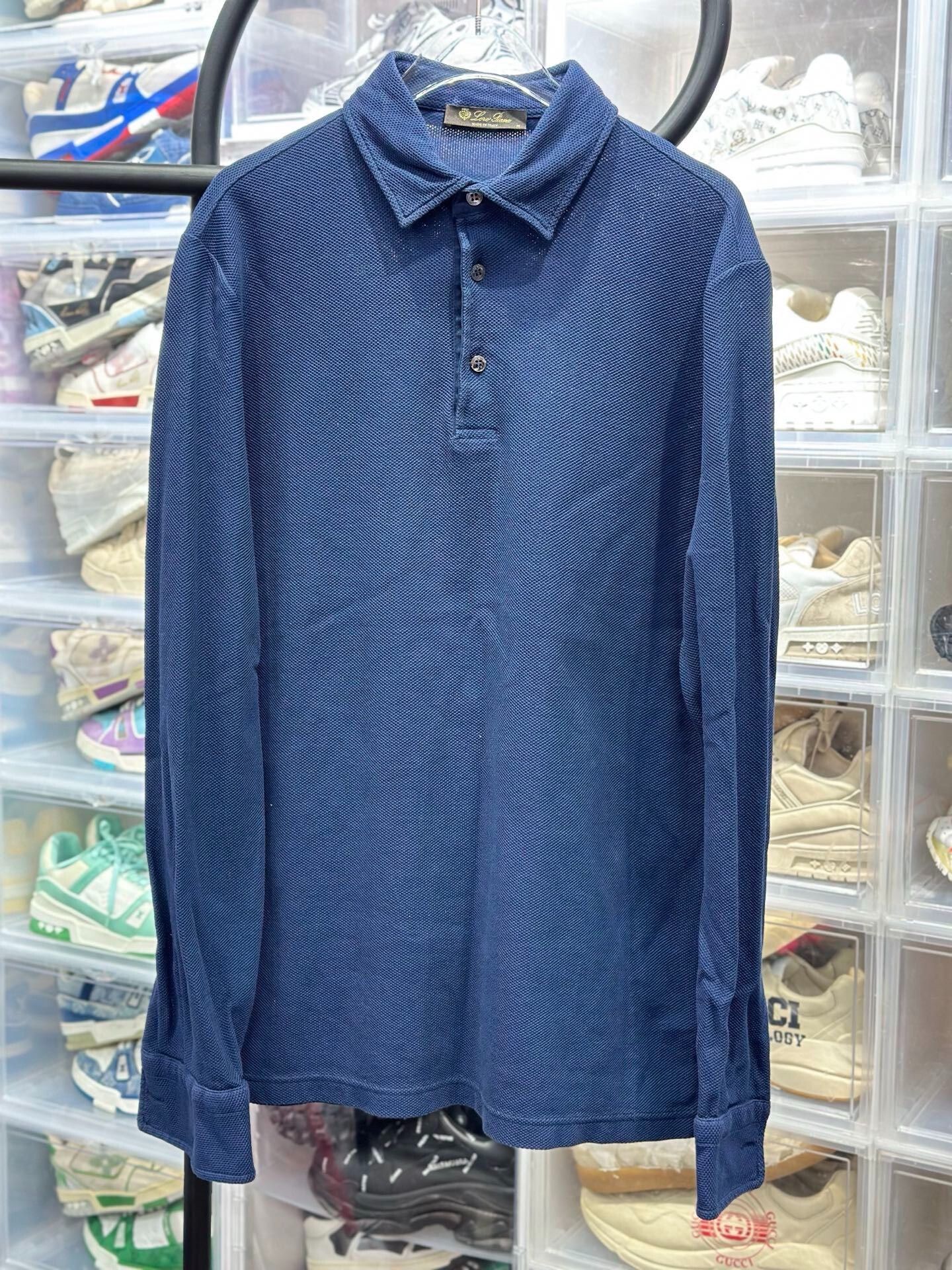 Loro Piana Loro Piana Blue Polo M Men Size US M / EU 48-50 / 2 - 1 Thumbnail
