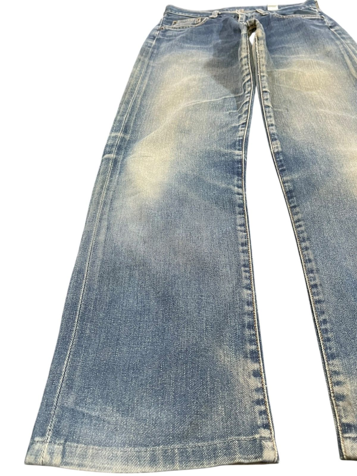 Le Grande Bleu (L.G.B.) Vintage Japanese Brand Mudwash Faded Denim Size US 30 / EU 46 - 3 Thumbnail