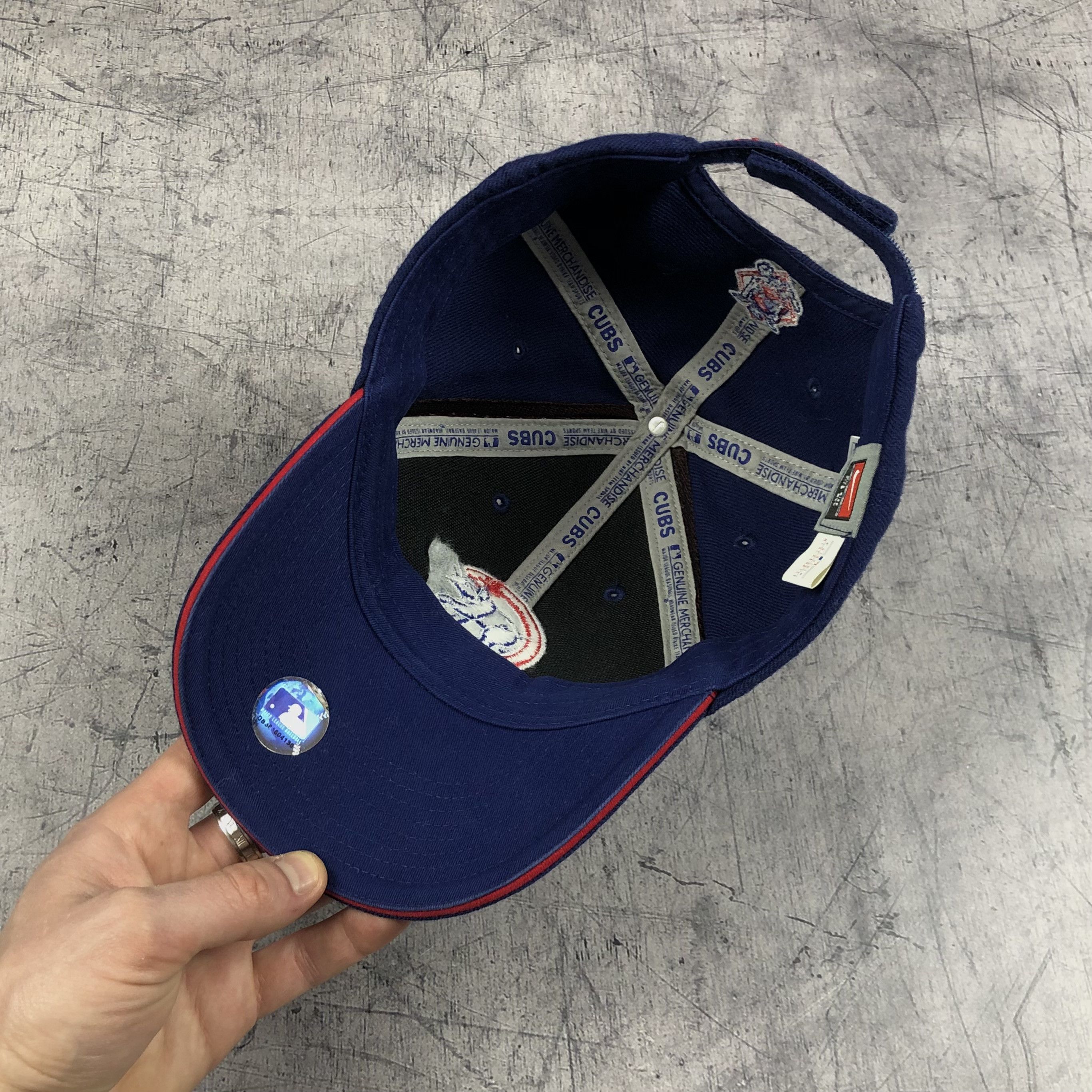 Nike Vintage 90s MLB Chicago Cubs Nike Cap Size ONE SIZE - 7 Thumbnail