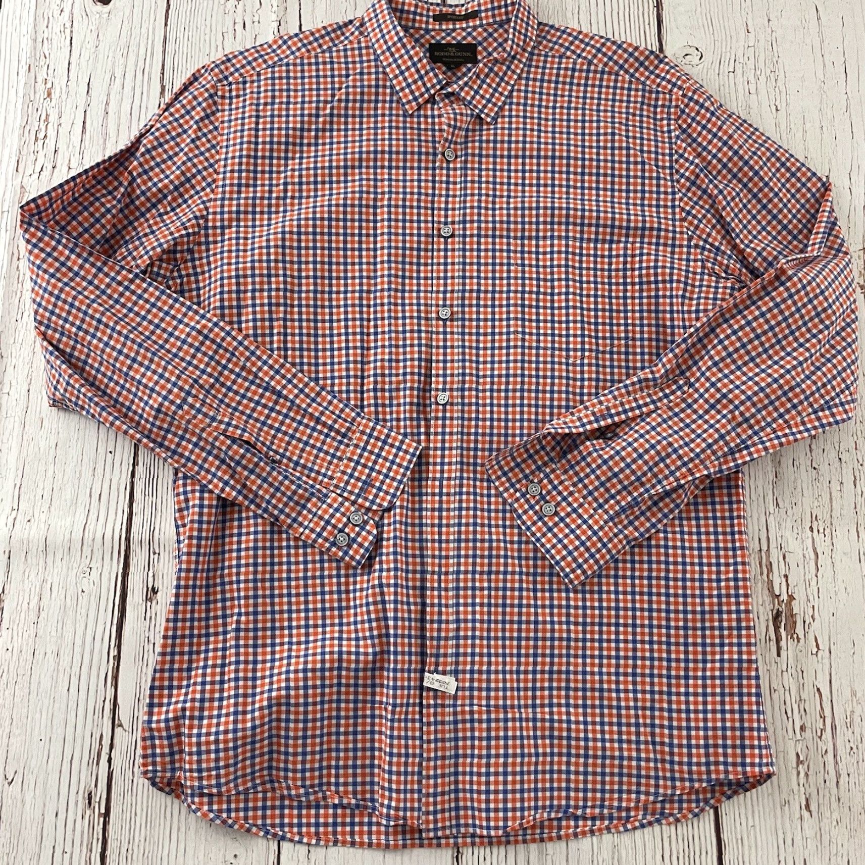 Rodd & Gunn Rodd & Gunn Sports Shirt XL Blue Multicolor Plaid Long Sleeve Button-Up Men’s Size US XL / EU 56 / 4 - 4 Thumbnail