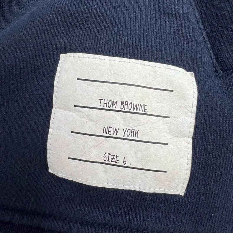 Thom Browne Thom Browne size6 Dark blue zip hoodie Size US XXL / EU 58 / 5 - 4 Thumbnail