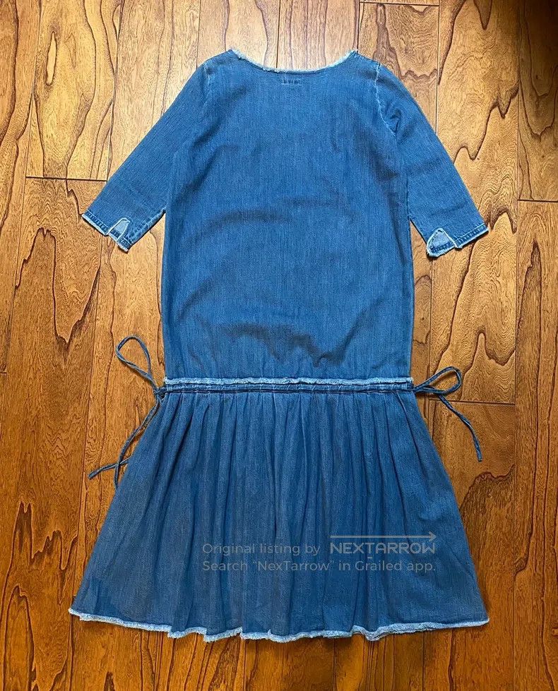 Kapital Kapital Denim dress KP fur pleated skirt Size XS / US 0-2 / IT 36-38 - 2 Thumbnail