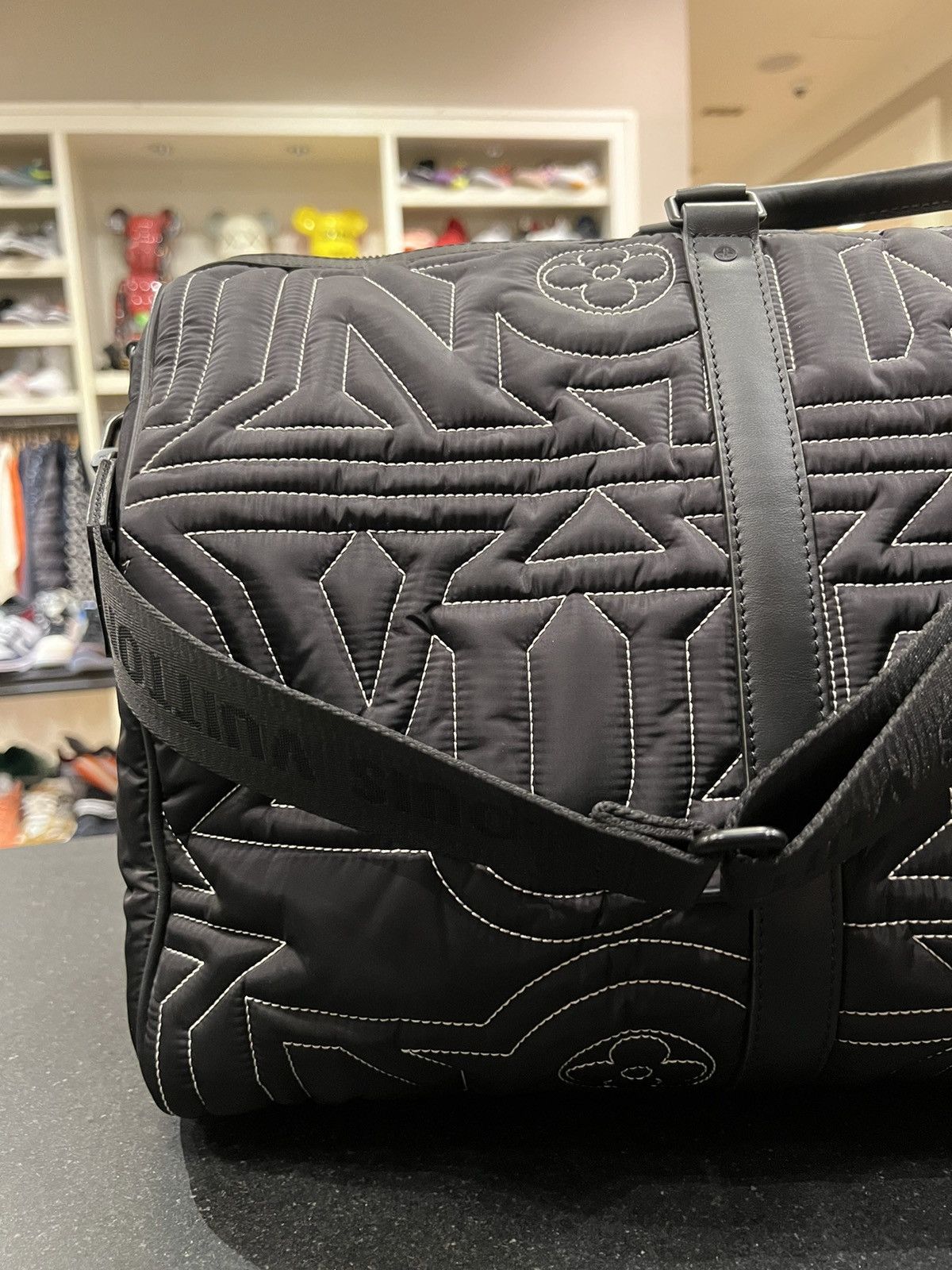 Louis Vuitton Louis Vuitton Nylon Embroidered Keepall Snow Capsule Duffle Size ONE SIZE - 3 Thumbnail