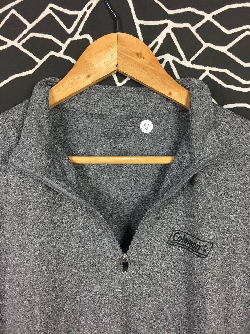 Coleman × Vintage Vtg Coleman Half Zipper Outdoor Activewear Tee Size US L / EU 52-54 / 3 - 4 Thumbnail