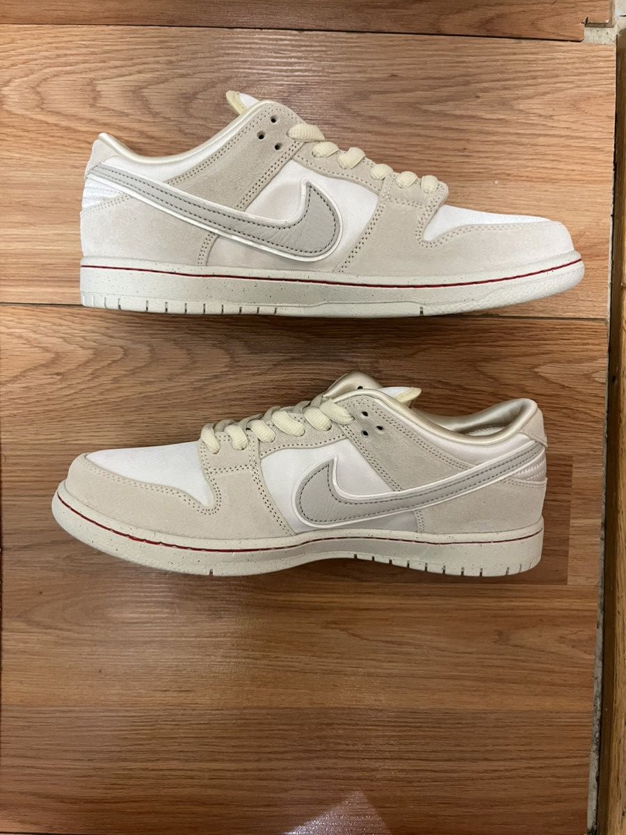 image of Nike Dunk Low Sb City Of Love Shoes in White, Men's (Size 11)