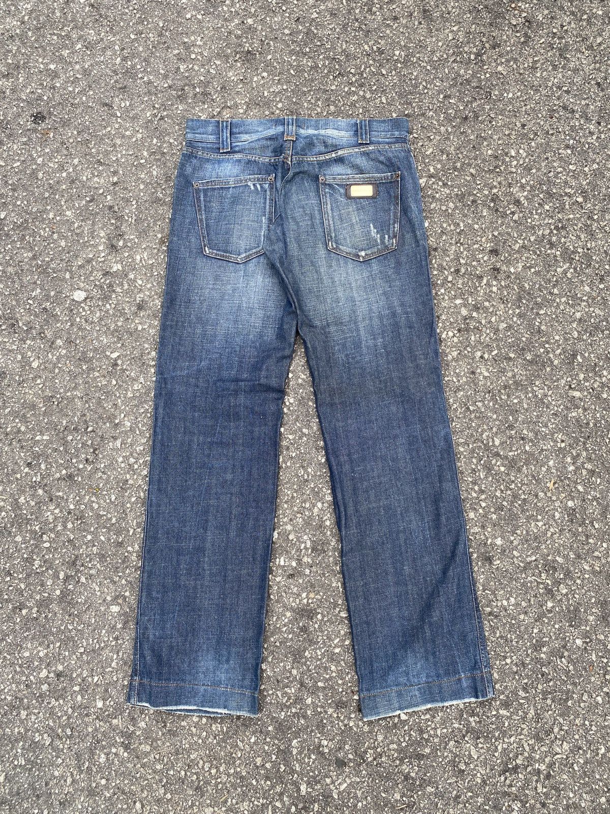 Dolce & Gabbana 2000s Dolce & Gabbana Italy Distressed Denim Size US 33 - 2 Thumbnail