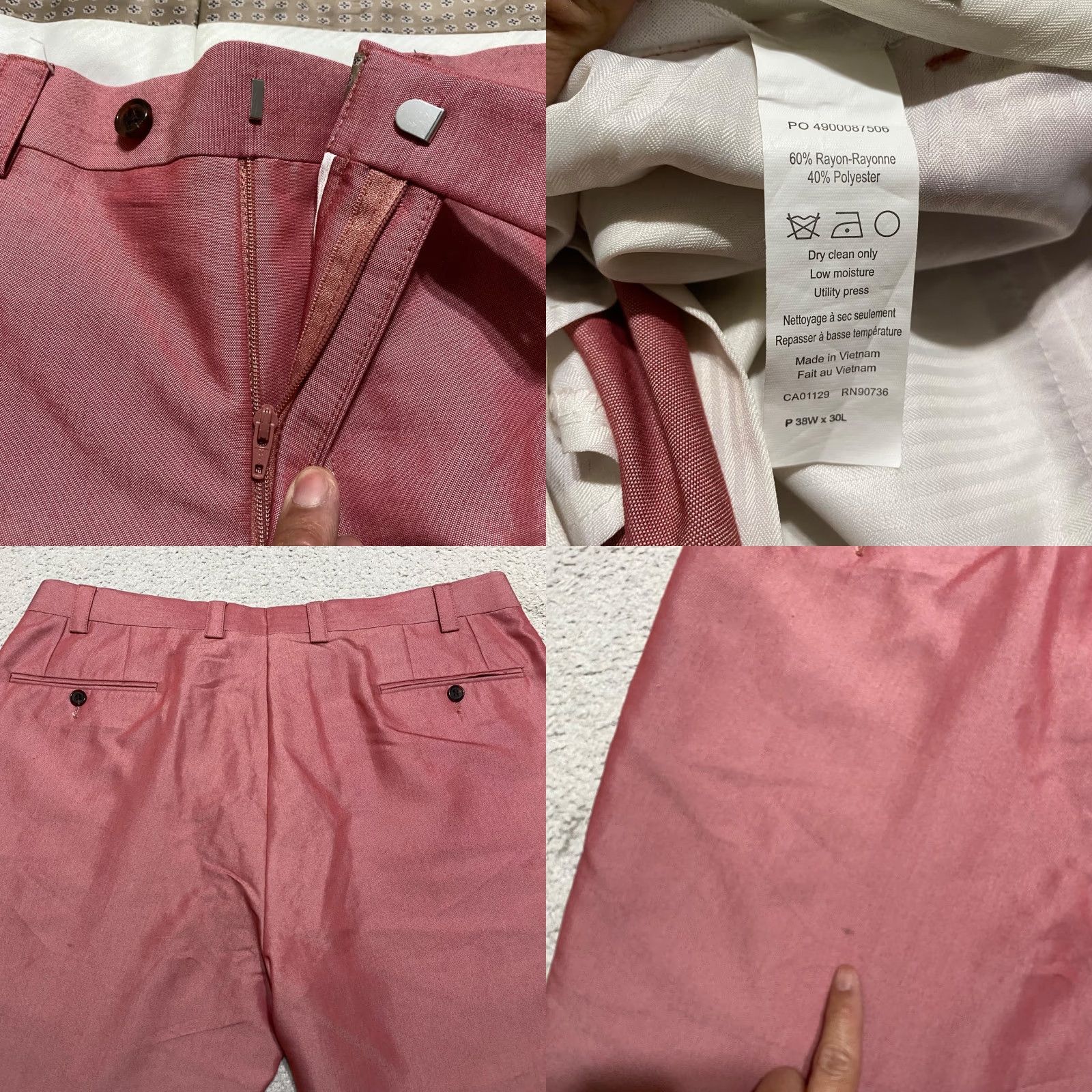 Polo Ralph Lauren Polo Ralph Lauren Dress Pants Mens 38x30 Pink Chino Straight Mid Rise Pants Mens Pink Polo Ralph Lauren Dress Chino Straight Mid Rise 38x30 Mens Size US 38 / EU 54 - 8 Thumbnail