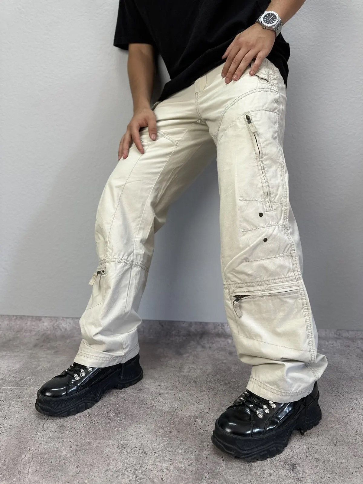 Other Vintage pants clockhouse cargo baggy fit faded streetstyle Size US 32 / EU 48 - 1 Thumbnail