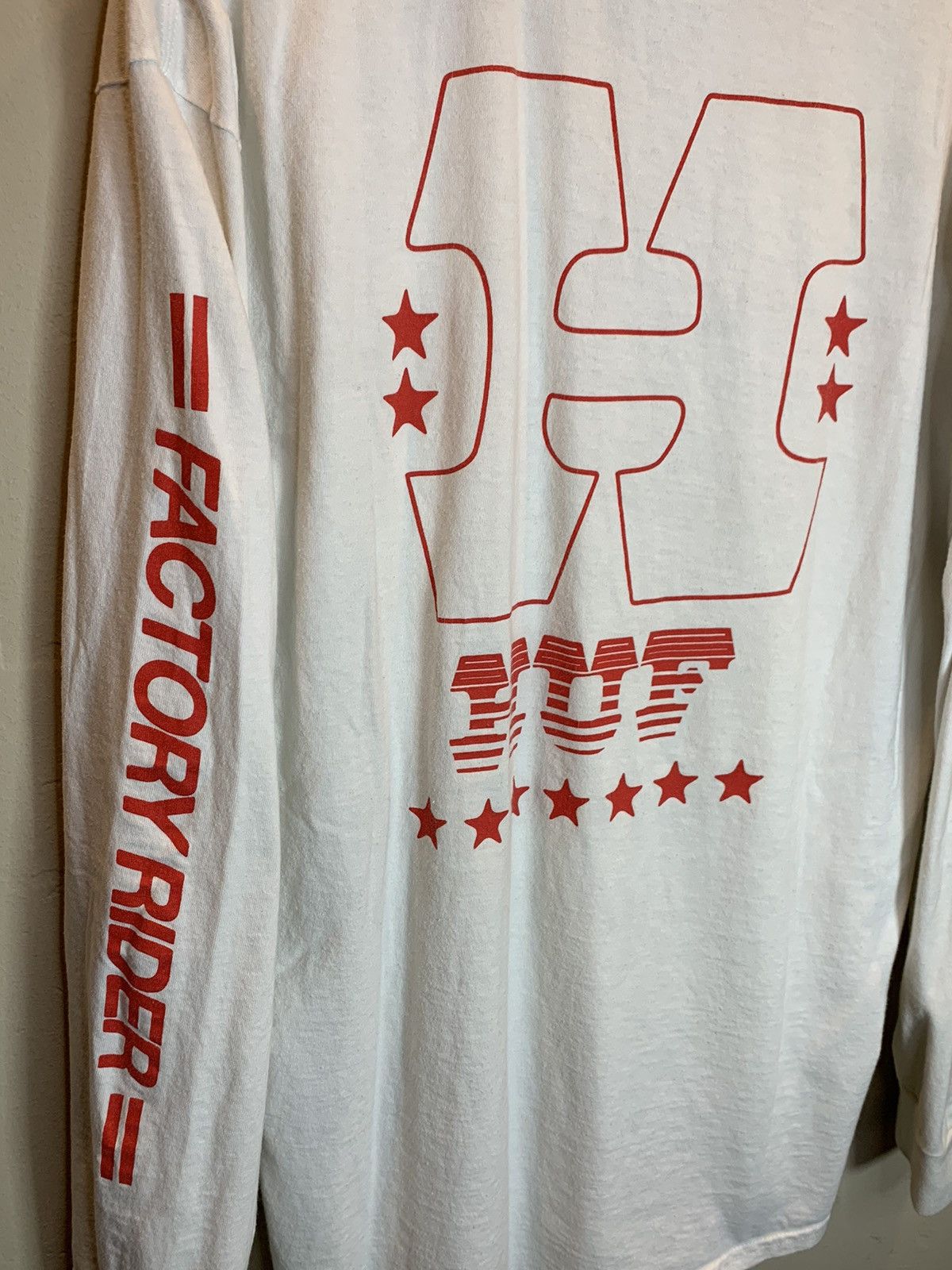 Huf RARE* Vintage HUF Factory Rider 20 Year Anniversary LS Shirt Size US XL / EU 56 / 4 - 4 Thumbnail