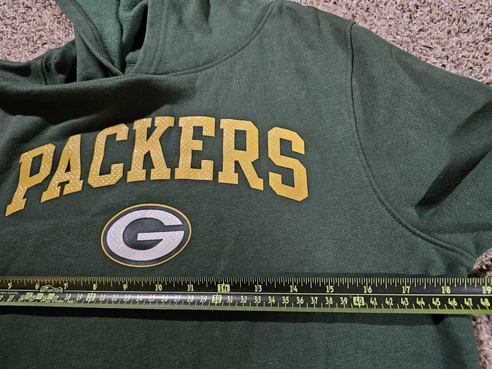NFL NFL Green Bay Packers Youth XL(14/16) Pullover Hoodie Pocket Size ONE SIZE - 8 Thumbnail