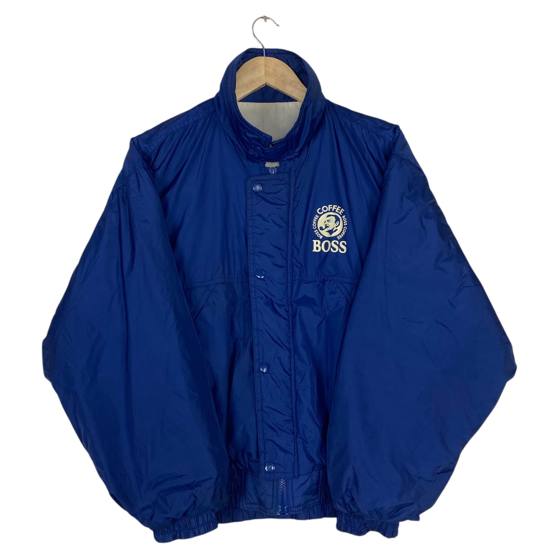 Japanese Brand STEAL💥80s SUNTORY COFFEE BOSS BOMBER JACKET Size US M / EU 48-50 / 2 - 1 Thumbnail