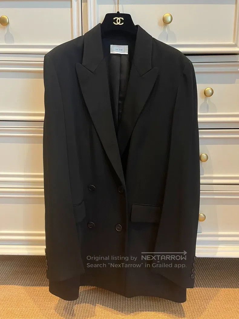 The Row The Row size 2 Classic Black Double-Breasted Suit Size S / US 4 / IT 40 - 3 Thumbnail