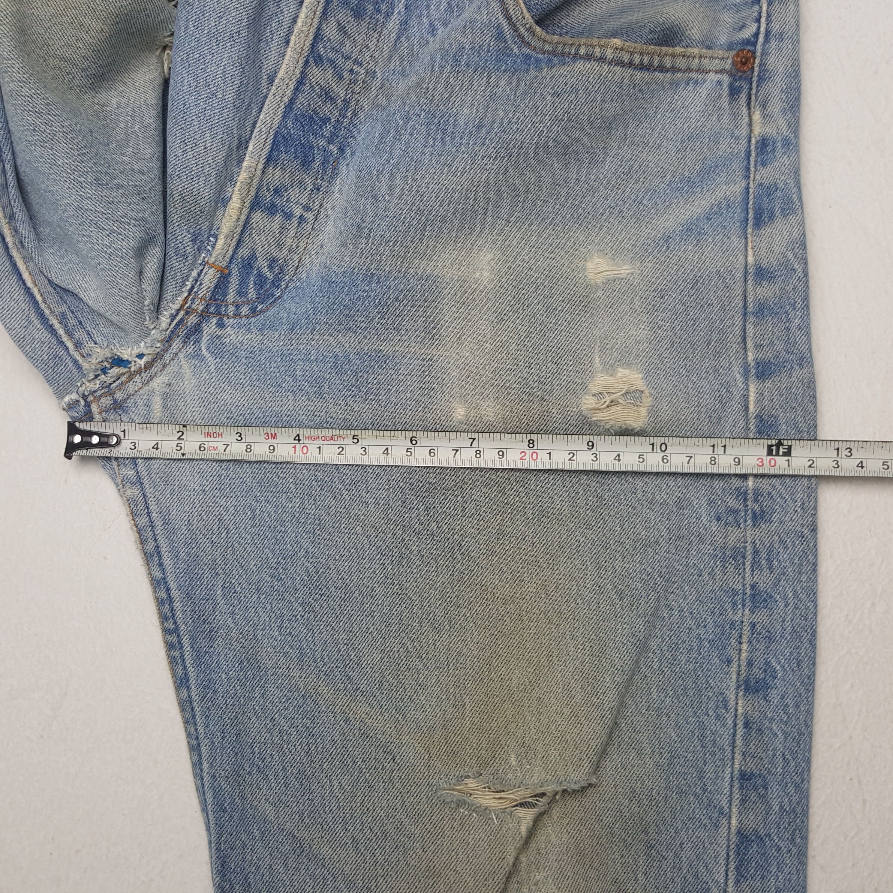 Levi's × Vintage Vintage Levi's USA Distressed Style Denim Jeans Size US 31 - 9 Thumbnail
