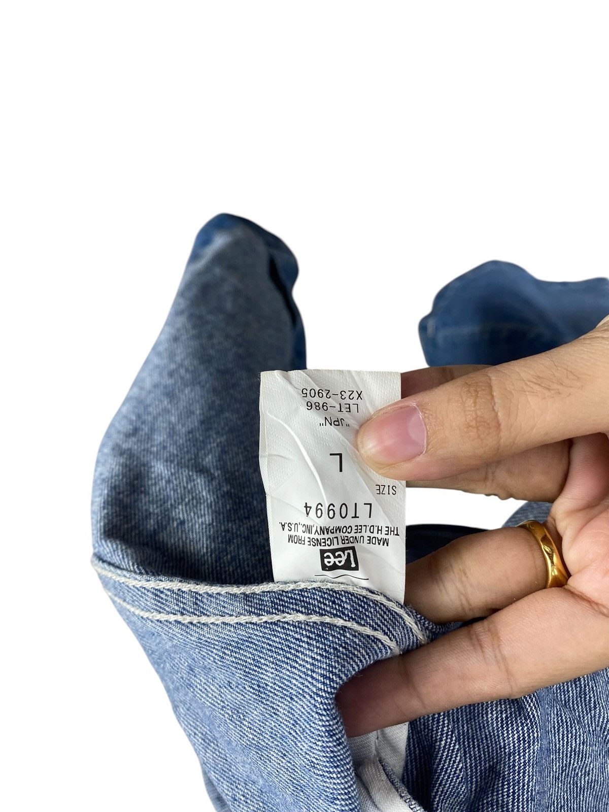 Lee Vintage LEE Sherpa Denim Chore Coat Jacket Workwear Rancher Size L / US 10 / IT 46 - 9 Thumbnail