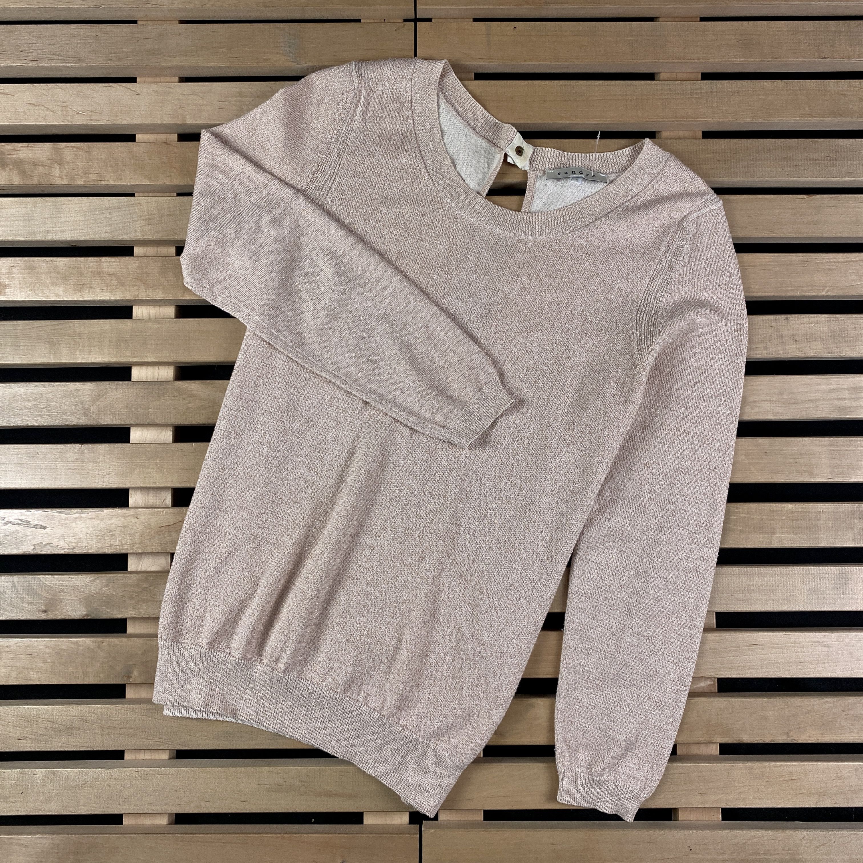 Sandro Women’s Jumper Sweater Long Sleeve Sandro Paris Size 1 Size S / US 4 / IT 40 - 1 Thumbnail