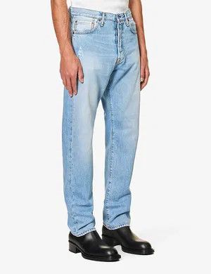 Acne Studios o1y0725 Denim Pant in Blue Size 33" - 2 Thumbnail