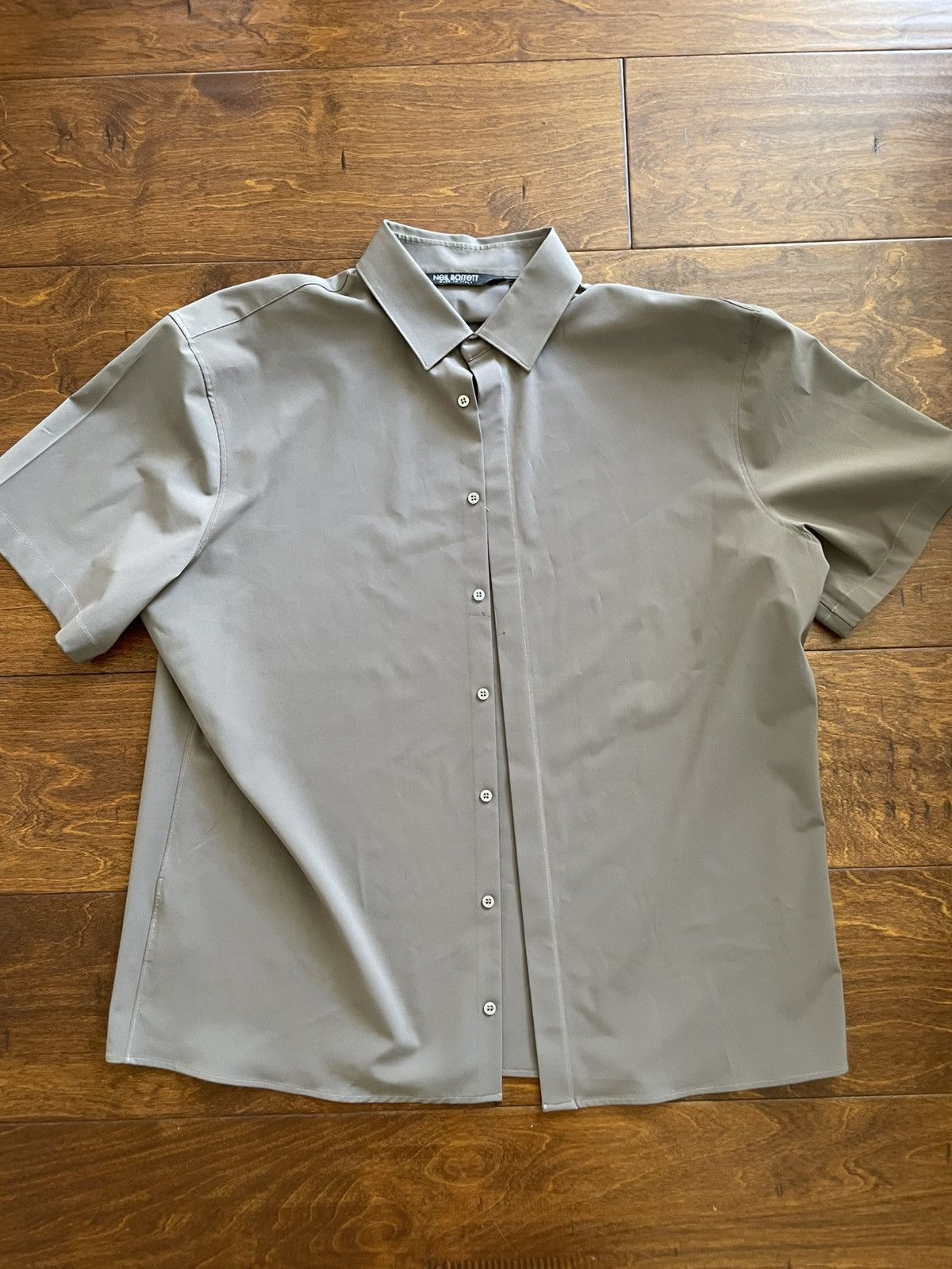 Neil Barrett Neil Barrett Short Sleeve Button Up Size US XL / EU 56 / 4 - 1 Thumbnail