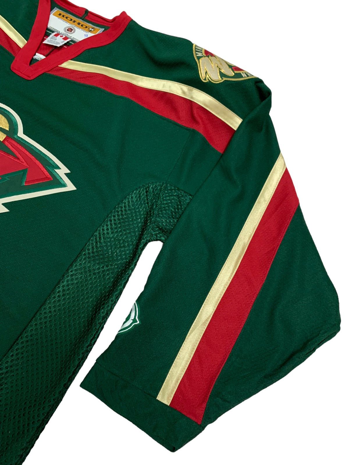 Ccm Vtg Minnesota Will NHL koho Ice Jersey Size US XL / EU 56 / 4 - 5 Thumbnail