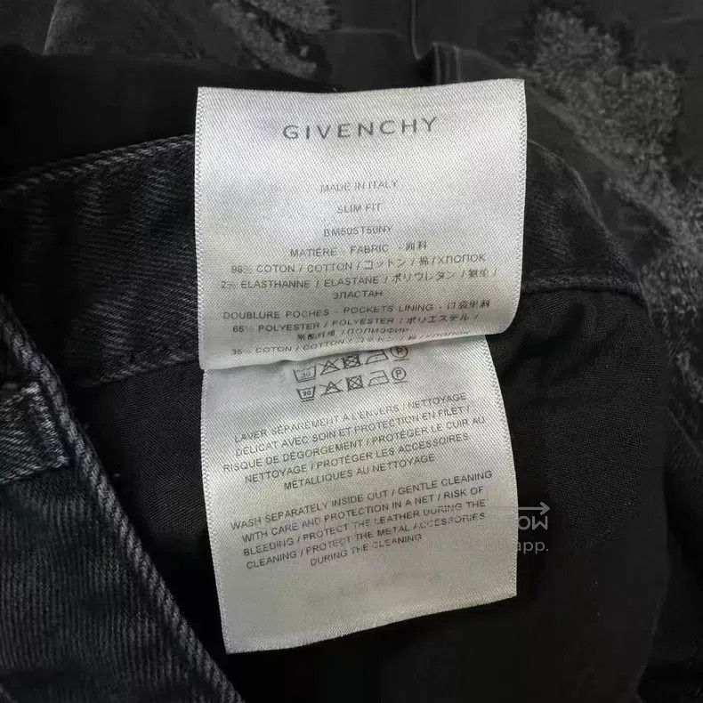 Givenchy Givenchy Distressed Destroyed Denim Pants Size US 32 / EU 48 - 7 Thumbnail