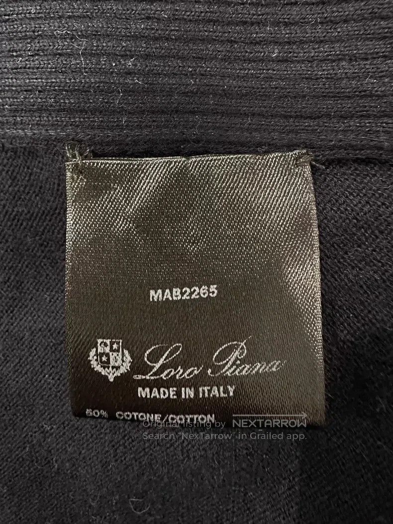 Loro Piana Loro Piana Navy blue hooded zipper knit jacket Size US M / EU 48-50 / 2 - 8 Thumbnail