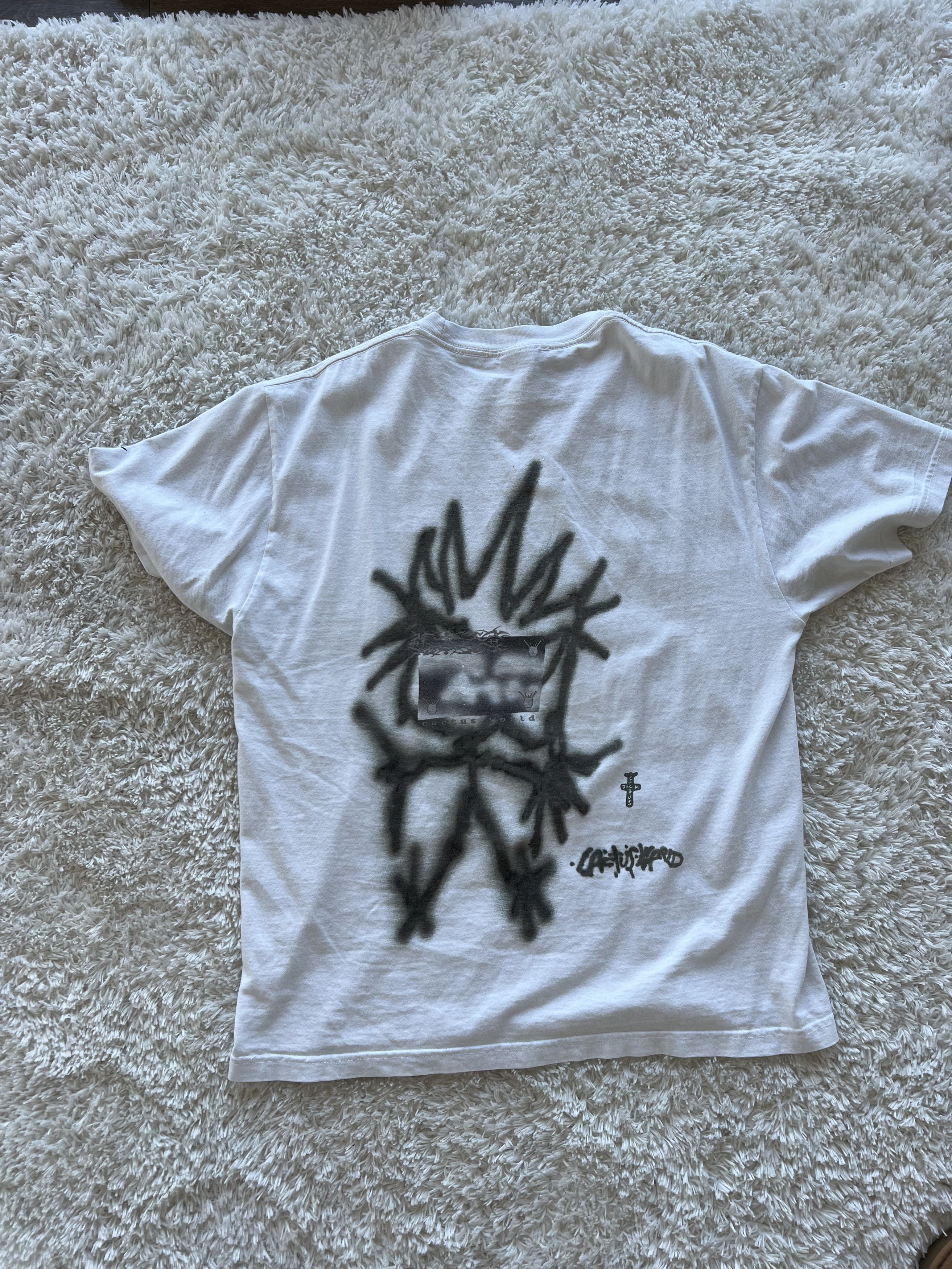 Travis Scott Travis Scott Cactus World T-shirt Size US L / EU 52-54 / 3 - 2 Thumbnail