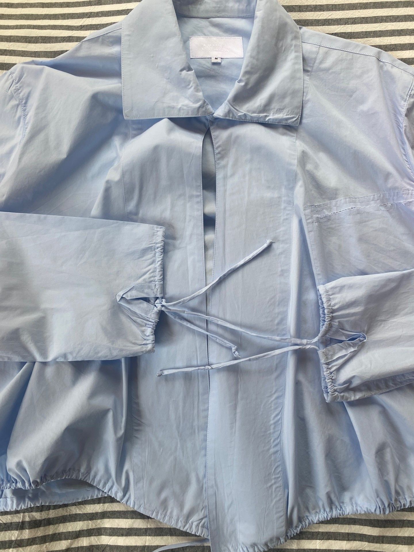 Telfar Telfar Baby Blue Tassle Shirt Size US M / EU 48-50 / 2 - 4 Thumbnail