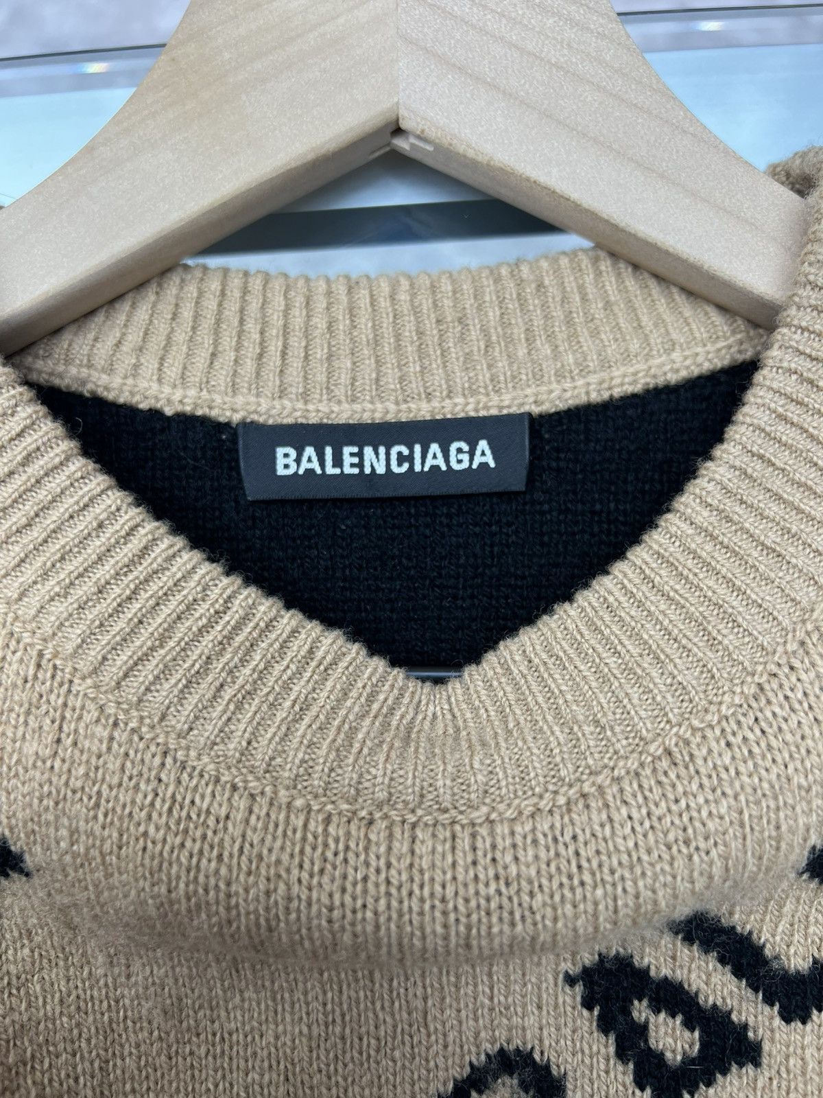 Balenciaga Balenciaga Logo Crewneck Size US L / EU 52-54 / 3 - 7 Thumbnail