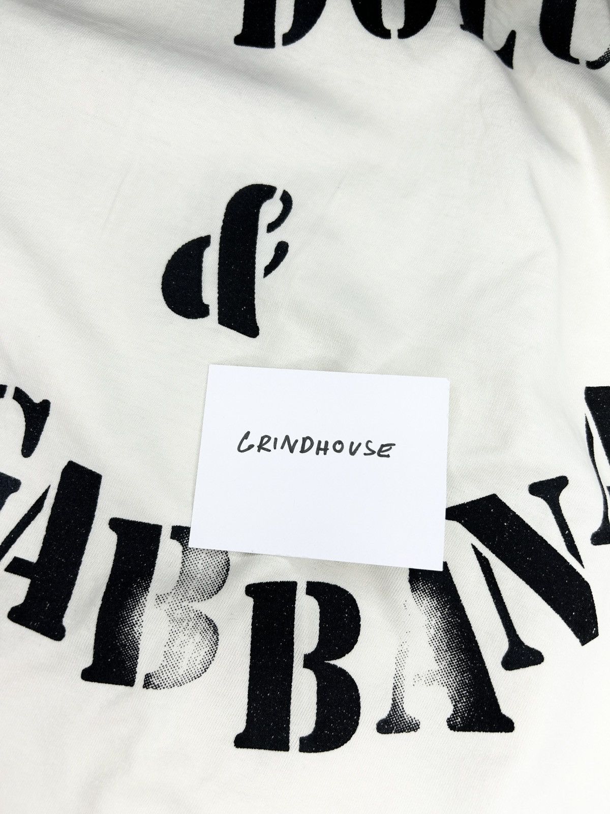 Dolce & Gabbana 00s Stencil T-Shirt Size M / US 6-8 / IT 42-44 - 12 Thumbnail