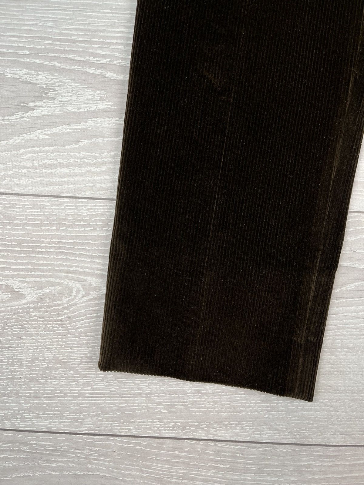 Paul & Shark Paul Shark Italy Brown Corduroy Velvet Stretch Pants Size US 34 / EU 50 - 4 Thumbnail