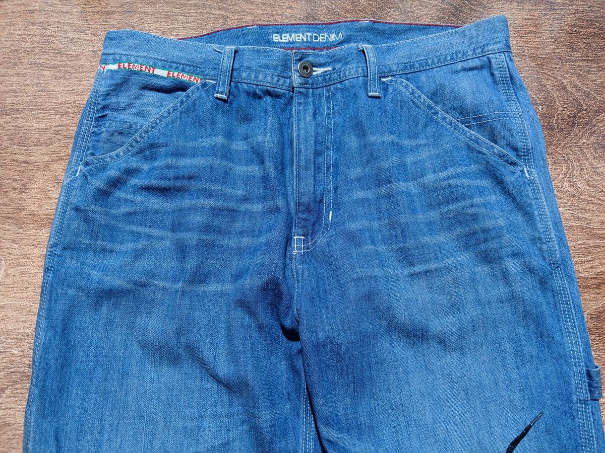 Element × JNCO ❌SOLD❌ Y2K ELEMENT Skateboards Carpenter Denim Baggy Jeans Size US 32 / EU 48 - 4 Thumbnail