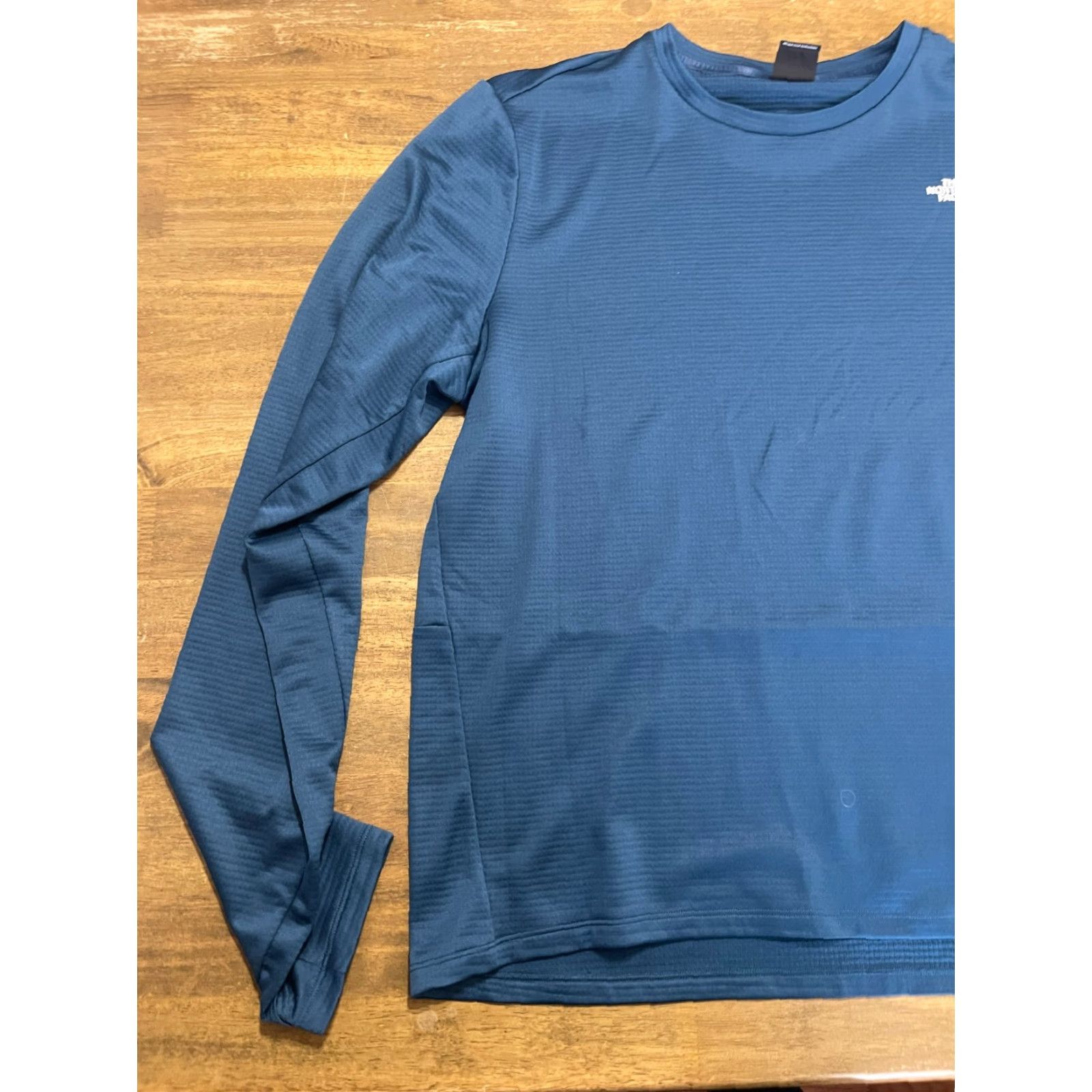 The North Face The North Face Shirt Men XL Blue Long Sleeve Crew Neck Logo Shirt Size US XL / EU 56 / 4 - 3 Thumbnail