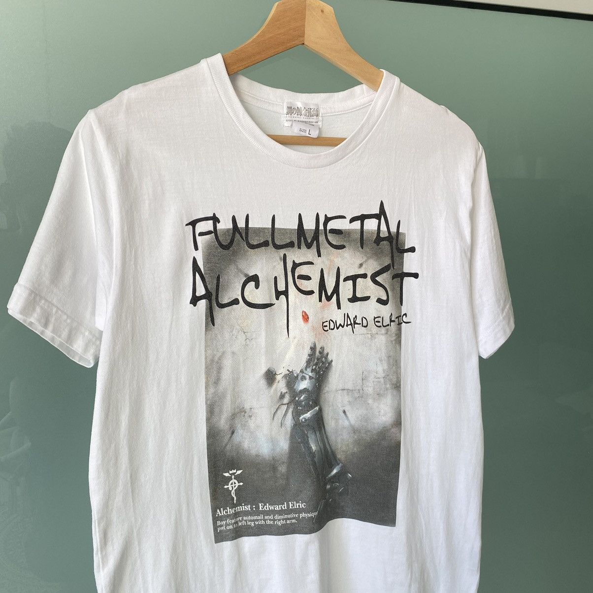 Anime Vintage Y2K Fullmetal Alchemist Edward Elric ERD GRUNGE TEE Size US L / EU 52-54 / 3 - 3 Thumbnail