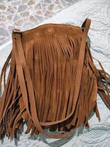 Japanese Brand × Vintage Boho Style Fringe Crossbody Bag Size ONE SIZE - 6 Thumbnail