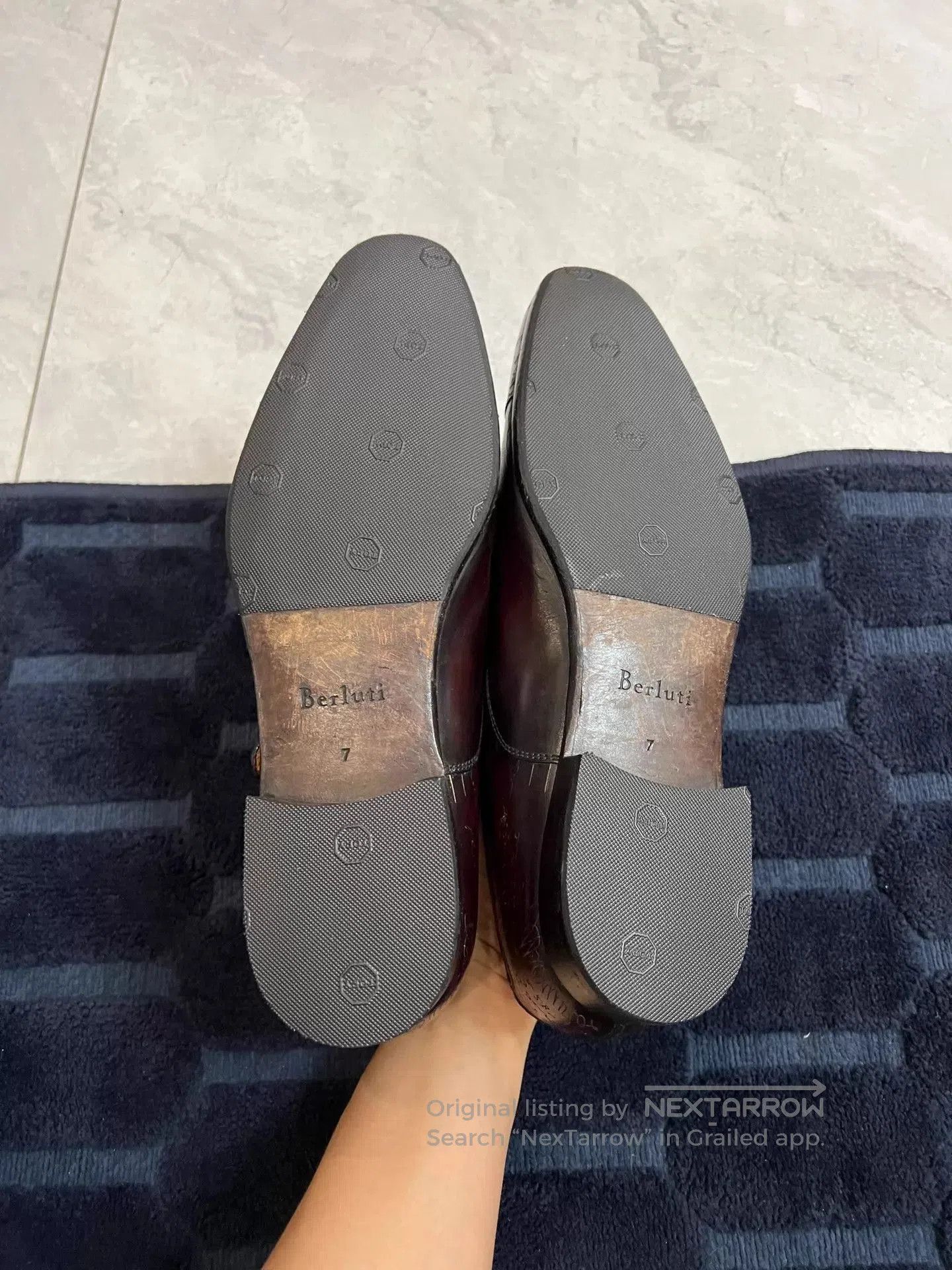 Berluti Brown Leather Formal Shoes with Buckle. Size US 7 / EU 40 - 7 Thumbnail