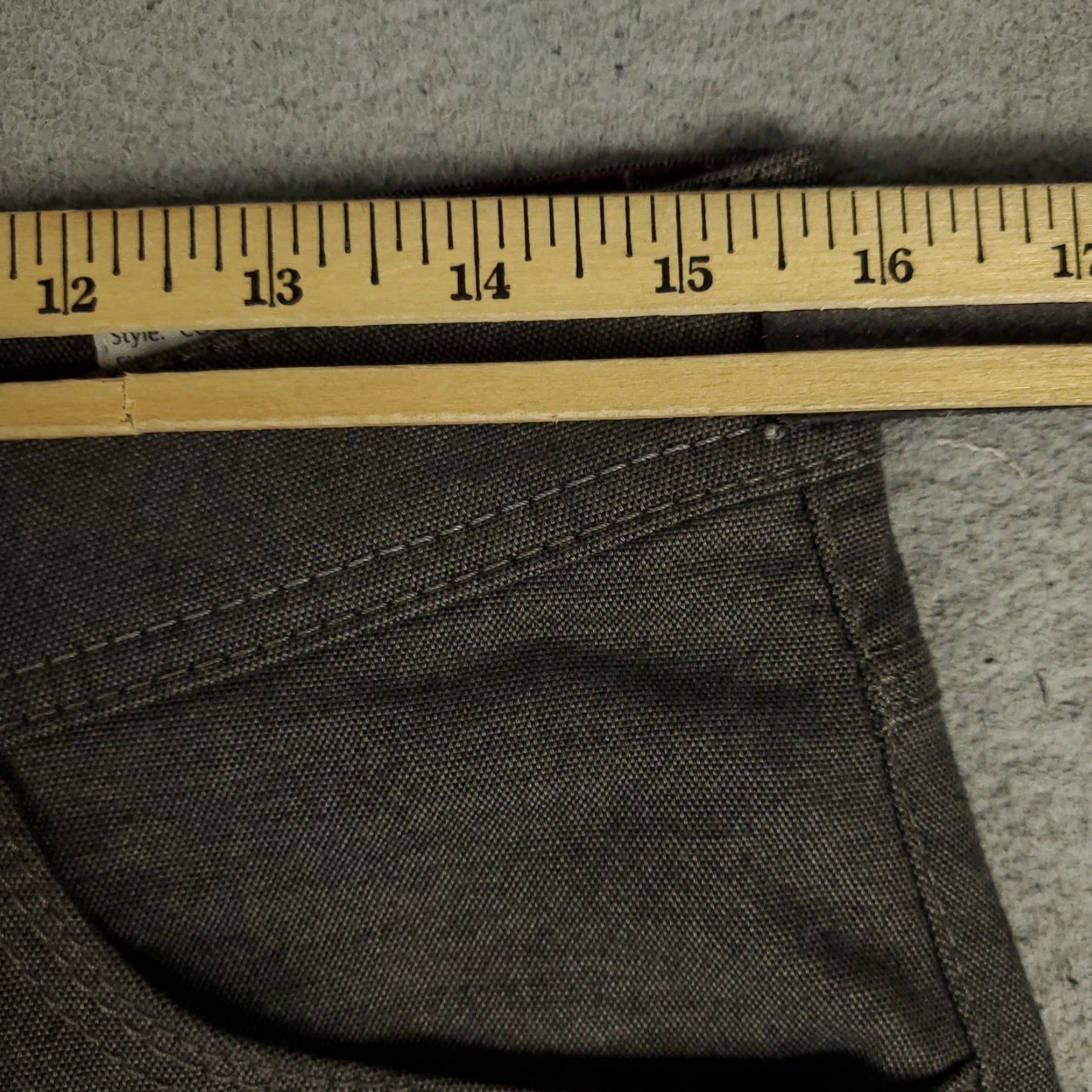 BRAX BRAX Jeans Mens 31x32 Gray/Brown Cooper Casual Straight Leg Denim Pants Size US 31 - 3 Thumbnail