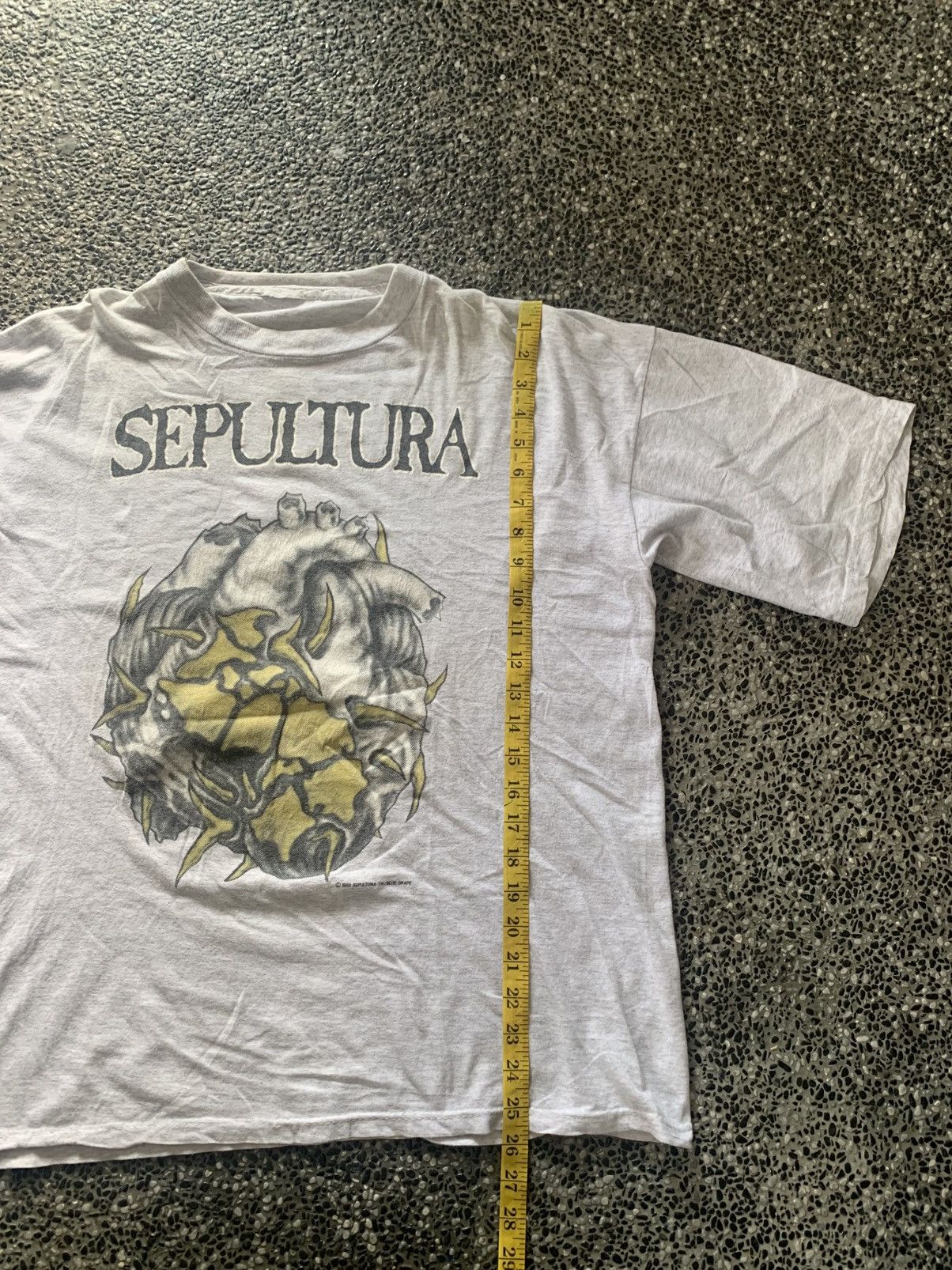 Vintage 90s Sepultura Chaos A.D Heavy Metal Band T shirt