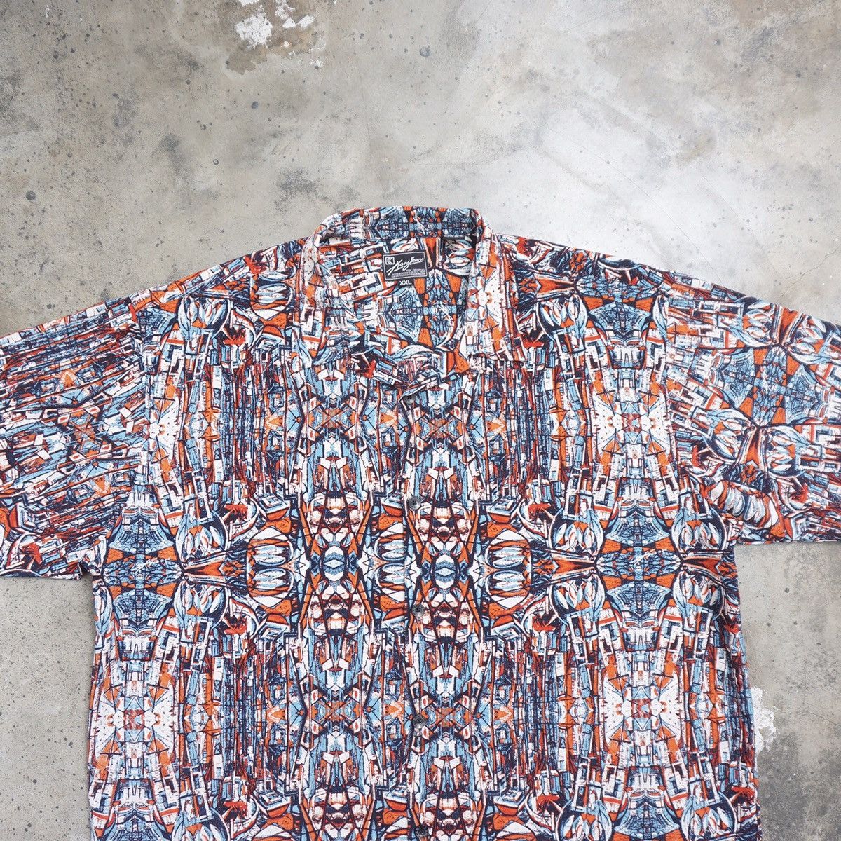 Karl Kani × Vintage Vintage Kaarl kani abstract shirt Size US XXL / EU 58 / 5 - 2 Thumbnail
