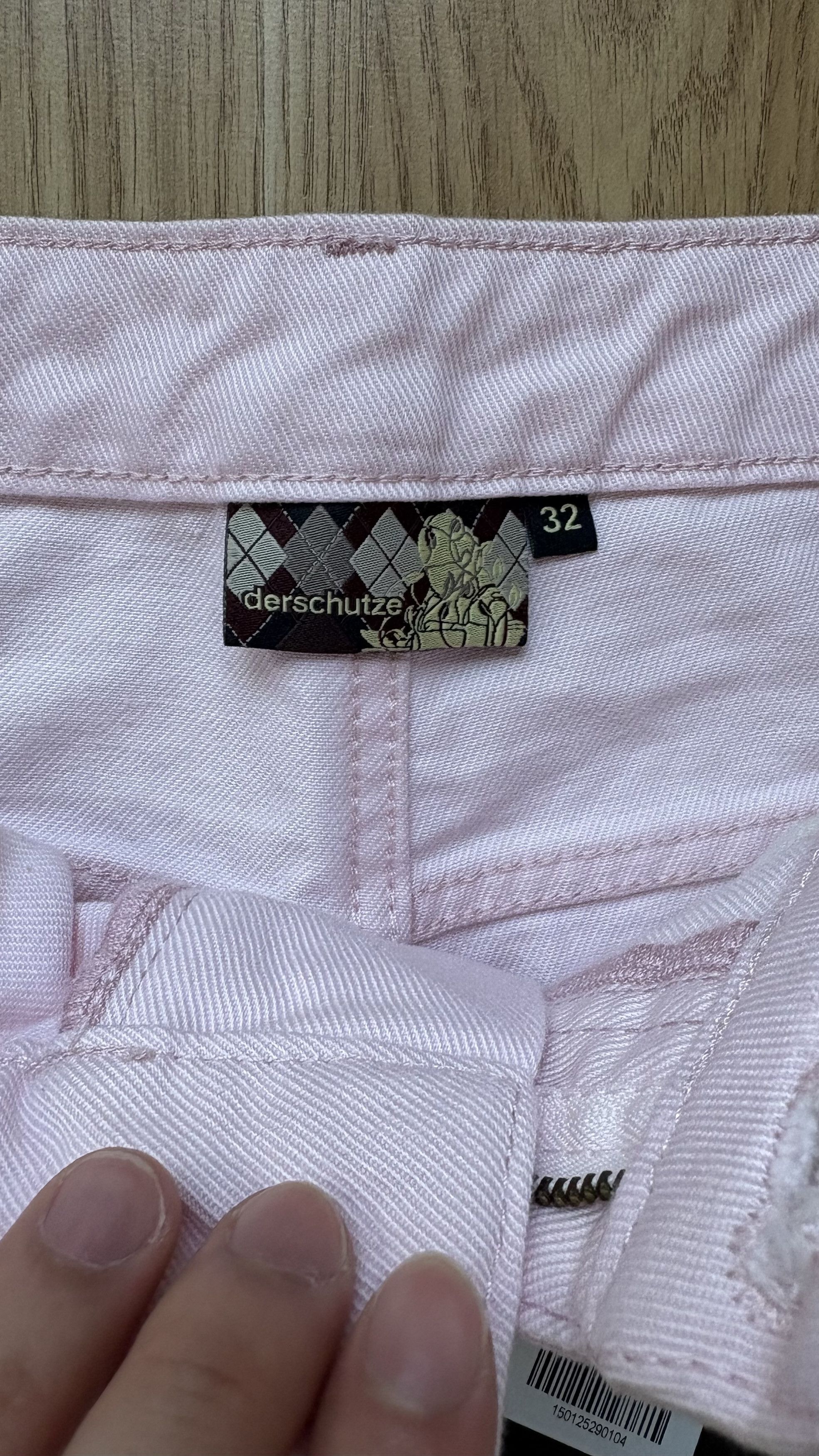 Derschutze Derschutze "garden of eden" denim jeans - light pink Size US 32 / EU 48 - 4 Thumbnail